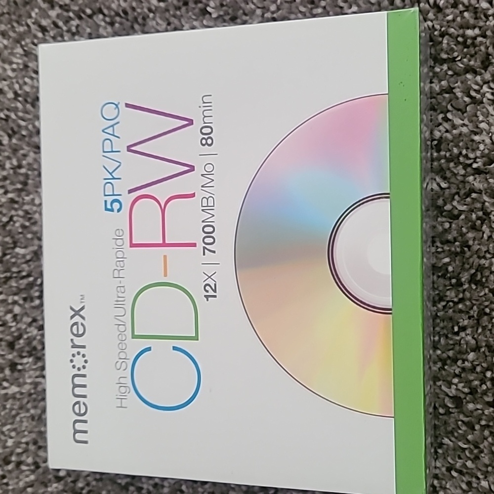 New Memorex CD pack